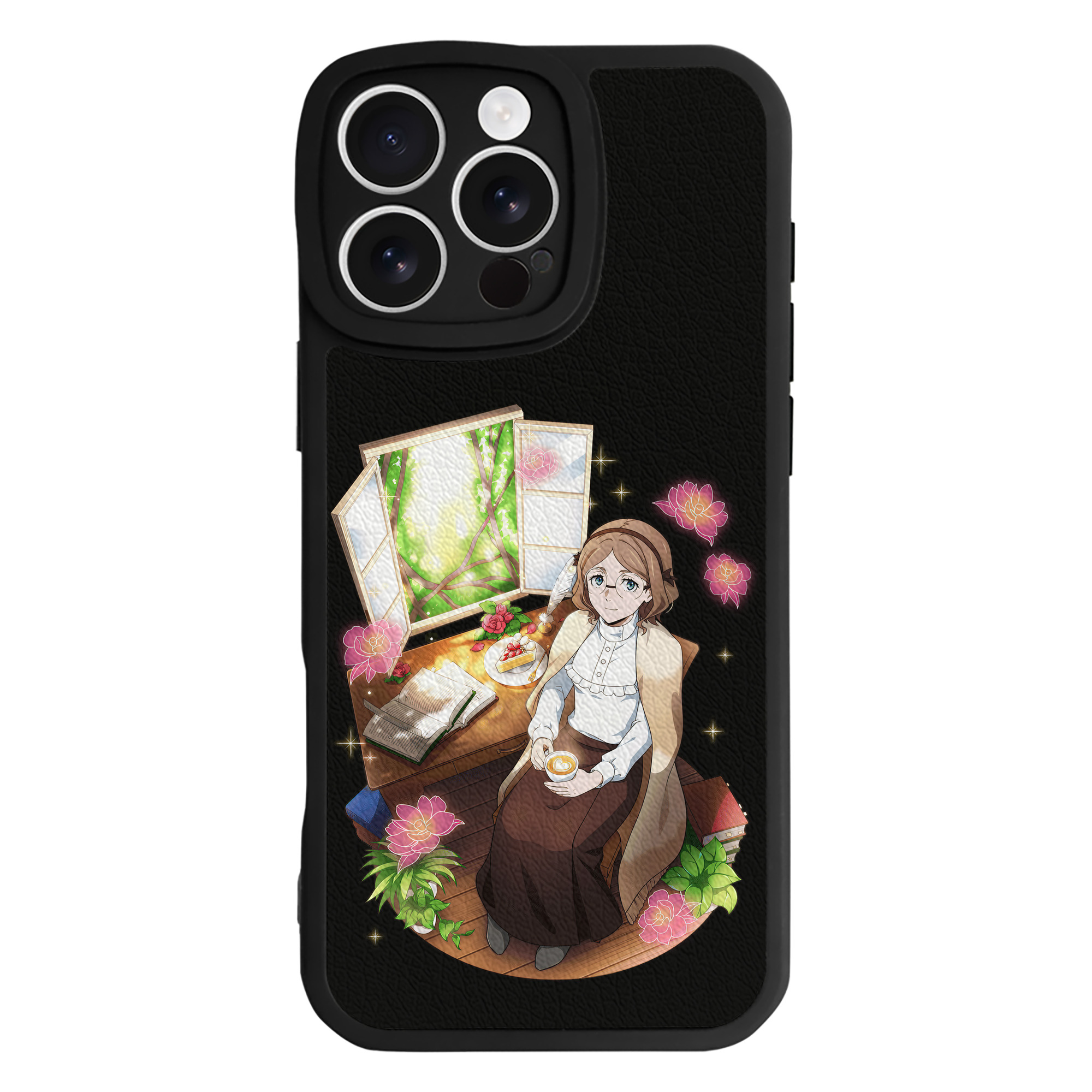 （画像用） 文豪ストレイドッグス Bungo Stray Dogs 【iPhone 16シリーズ対応】シリコンスマホケース（レザー調） 材質：シリコン